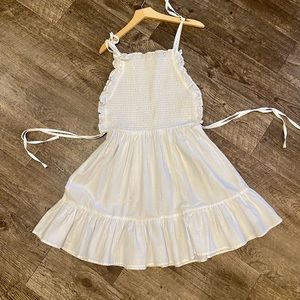NEW ASOS design dress white summer dress, stroppy and adjustable